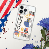 Ciales Puerto Rico Puerto Rican Flag iPhone Case 15 14 13 12 11 Pro Max Plus Mini Gift Travel Souvenir Personalized Custom City Name