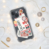 Calgary Alberta Kanada Kanadische Flagge iPhone Hülle 15 14 13 12 11 Pro Max Plus Mini Geschenkideen Landkarte Skyline Geschenk Reise Souvenir