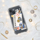 Montevideo Uruguay Uruguayan Flag iPhone Case 15 14 13 12 11 Pro Max Plus Mini Gift Travel Souvenir Personalized Custom City Name