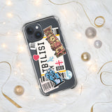 Funda para iPhone 15, 14, 13, 12, 11 Pro Max Plus Mini con bandera de Georgia de Tbilisi, regalo de viaje personalizado, nombre de ciudad personalizado