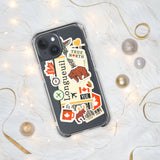 Longueuil Quebec Canada Canadian Flag iPhone Case 15 14 13 12 11 Pro Max Plus Mini Travel Souvenir Personalized Custom City Name