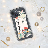 Istanbul Turkey Türkiye Turkish Flag iPhone Case 15 14 13 12 11 Pro Max Plus Mini Travel Souvenir Tourist Beach Lover Food Patriot Gifts