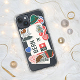 Bern Switzerland Swiss Flag iPhone Case 15 14 13 12 11 Pro Max Plus Mini Gift Ideas Country Map Skyline Gift For Her Him Travel  Souvenir