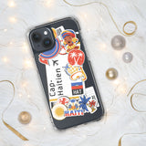 Cap-Haitien Haiti Haitian Flag iPhone Case 15 14 13 12 11 Pro Max Plus Mini Gift Travel Souvenir Personalized Custom City Name