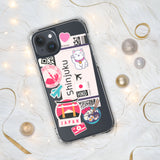 Shinjuku City 新宿区 Tokyo Japan Japanese Flag iPhone Case 15 14 13 12 11 Pro Max Plus Mini Gift Travel Souvenir Personalized Custom City Name