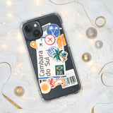 Cambará do Sul Brazil Brasil Brazilian Flag iPhone Case 15 14 13 12 11 Pro Max Plus Mini Travel Souvenir Personalized Custom City Name