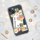 Montego Bay Jamaica Jamaican Flag iPhone Case 15 14 13 12 11 Pro Max Plus Mini Travel Souvenir Personalized Custom City Name