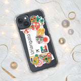 Uriangato Guanajuato Mexico Mexican Flag iPhone Case 15 14 13 12 11 Pro Max Plus Mini Travel Souvenir Personalized Custom City Name