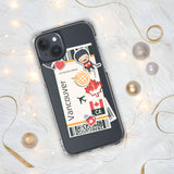 Vancouver British Columbia Canada Canadian Flag iPhone Case 15 14 13 12 11 Pro Max Plus Mini Travel Souvenir Personalized Custom City Name