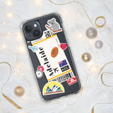 Adelaide Australia Australian Flag iPhone Case 15 14 13 12 11 Pro Max Plus Mini Travel Souvenir Tourist Beach Lover Food Pride Gifts