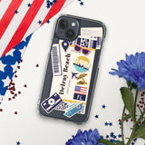 Delray Beach Florida iPhone Case 15 14 13 12 11 Pro Max Plus Mini Travel Souvenir Tourist Beach Lover Food Destination Pride Patriot Gifts