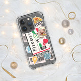 Funda para iPhone 15, 14, 13, 12, 11 Pro Max Plus Mini, con bandera italiana de Florencia, regalo de viaje, recuerdo personalizado con nombre de ciudad