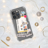 United States American Flag iPhone Case 15 14 13 12 11 Pro Max Plus Mini Travel Souvenir Personalized Custom City Name