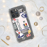 Funda para iPhone 15, 14, 13, 12 y 11 Pro Max Plus Mini con bandera de Rumanía, ideas de regalo, mapa del país, horizonte, regalo para ella y él, recuerdo de viaje