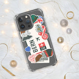 Bern Switzerland Swiss Flag iPhone Case 15 14 13 12 11 Pro Max Plus Mini Gift Ideas Country Map Skyline Gift For Her Him Travel  Souvenir