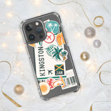 Kingston Jamaika Jamaikanische Flagge iPhone Hülle 15 14 13 12 11 Pro Max Plus Mini Geschenk Reise Souvenir Personalisierter Stadtname