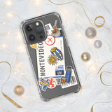 Montevideo Uruguay Uruguayan Flag iPhone Case 15 14 13 12 11 Pro Max Plus Mini Gift Travel Souvenir Personalized Custom City Name