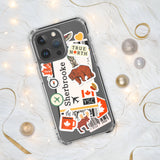 Sherbrooke Quebec Canada Canadian Flag iPhone Case 15 14 13 12 11 Pro Max Plus Mini Gift Travel Souvenir