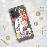 Cap-Haitien Haiti Haitian Flag iPhone Case 15 14 13 12 11 Pro Max Plus Mini Gift Travel Souvenir Personalized Custom City Name