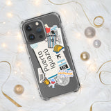 Puerto Iguazú Misiones Argentina Argentinian Flag iPhone Case 15 14 13 12 11 Pro Max Plus Mini Travel Souvenir Personalized Custom City Name