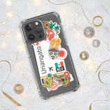 Uriangato Guanajuato Mexico Mexican Flag iPhone Case 15 14 13 12 11 Pro Max Plus Mini Travel Souvenir Personalized Custom City Name