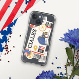 Ciales Puerto Rico Puerto Rican Flag iPhone Case 15 14 13 12 11 Pro Max Plus Mini Gift Travel Souvenir Personalized Custom City Name