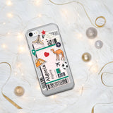 Algerien Algerische Flagge iPhone Hülle 15 14 13 12 11 Pro Max Plus Mini Geschenkideen Landkarte Skyline Geschenk für Sie Ihn Ideen Reise Souvenir