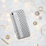 Palestine Palestinian kufiya Clear Case for iPhone Case 15 14 13 12 11 Pro Max Plus Mini Gift