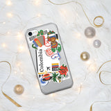 Colombia Colombian Flag iPhone Case 15 14 13 12 11 Pro Max Plus Mini Travel Souvenir Personalized Custom City Name