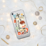 Québec City Quebec Canada Canadian Flag iPhone Case 15 14 13 12 11 Pro Max Plus Mini Travel Souvenir Personalized Custom City Name