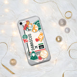 Damaskus Syrien Syrische Flagge iPhone Hülle 15 14 13 12 11 Pro Max Plus Mini Geschenk Reise Souvenir Personalisierter Stadtname