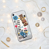 Funda para iPhone 15, 14, 13, 12, 11 Pro Max Plus Mini con bandera de Georgia de Tbilisi, regalo de viaje personalizado, nombre de ciudad personalizado