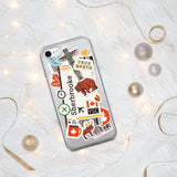 Sherbrooke Quebec Canada Canadian Flag iPhone Case 15 14 13 12 11 Pro Max Plus Mini Gift Travel Souvenir