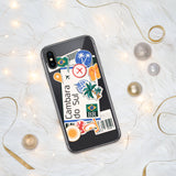 Cambará do Sul Brazil Brasil Brazilian Flag iPhone Case 15 14 13 12 11 Pro Max Plus Mini Travel Souvenir Personalized Custom City Name