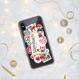 Steinbach Manitoba Canada Canadian Flag iPhone Case 15 14 13 12 11 Pro Max Plus Mini Travel Souvenir Personalized Custom City Name