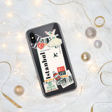 Istanbul Turkey Türkiye Turkish Flag iPhone Case 15 14 13 12 11 Pro Max Plus Mini Travel Souvenir Tourist Beach Lover Food Patriot Gifts