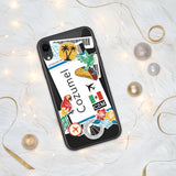 Cozumel Mexico Mexican Flag iPhone Case 15 14 13 12 11 Pro Max Plus Mini Gift Travel Souvenir Personalized Custom City Name