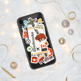 Sherbrooke Quebec Canada Canadian Flag iPhone Case 15 14 13 12 11 Pro Max Plus Mini Gift Travel Souvenir