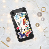 Batman Kurdistan Kurdish Flag iPhone Case 15 14 13 12 11 Pro Max Plus Mini Travel Souvenir Personalized Custom City Name