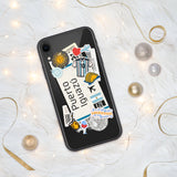 Puerto Iguazú Misiones Argentina Argentinian Flag iPhone Case 15 14 13 12 11 Pro Max Plus Mini Travel Souvenir Personalized Custom City Name