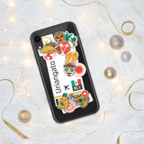 Uriangato Guanajuato Mexico Mexican Flag iPhone Case 15 14 13 12 11 Pro Max Plus Mini Travel Souvenir Personalized Custom City Name