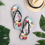 Las Vegas Nevada American Flag Flip Flops Flip-Flops Thong Sandals Summer Beach Shoes colorful slippers Y-shaped rubber straps