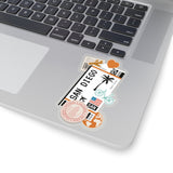 San Diego Sticker California Stickers US Flag Travel Sticker Laptop Decal Vacation Souvenir Adventure Tiny Mini Stickers