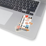 San Salvador El salvador Salvadoran City art Sticker Stickers Vinyl Computer Transparent stickers Cool Macbook Travel sticker Gift Ideas