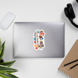Caracas Sticker Venezuela Stickers Venezuelan Flag Travel Sticker Laptop Decal  Vacation Souvenir Adventure Tiny Mini Stickers
