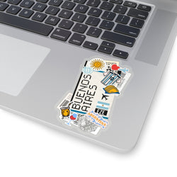 Buenos Aires Argentina Argentinian City art Sticker Stickers Vinyl Computer Transparent stickers Cool Macbook Travel sticker Gift Ideas