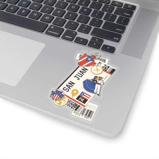 San Juan Puerto Rico City art Sticker Stickers Vinyl Computer Transparent stickers Cool Macbook Travel sticker Gift Ideas