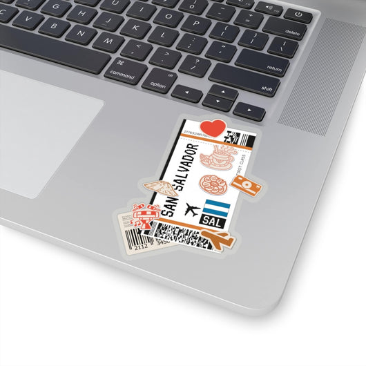 San Salvador Sticker El Salvador Stickers Salvadoran Flag Travel Sticker Laptop Decal Vacation Souvenir Adventure Tiny Mini Stickers