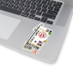 Kuala Lumpur Sticker Malaysia Stickers Malaysian Flag Travel Sticker Laptop Decal  Vacation Souvenir Adventure Tiny Mini Stickers