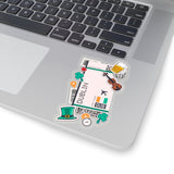 Dublin Sticker Ireland Stickers Irish Flag Travel Sticker Laptop Decal Car Suitcase Stickers Vacation Souvenir Adventure Tiny Mini Stickers